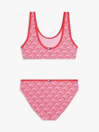 2-delers badedrakt med monogram for barn