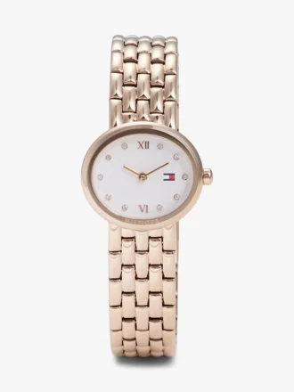 25 mm ovalt armbåndsur med krystall