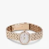 25 mm ovalt armbåndsur med krystall