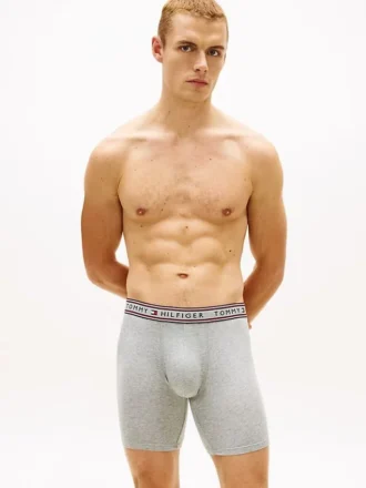 3-pakning med boxershorts i bomullsstretch