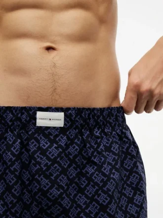 3-pakning med boxershorts med monogram over hele overflaten