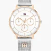 36 mm klokke i mesh med monogram
