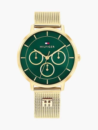 36 mm klokke i mesh med monogram