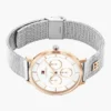 36 mm klokke i mesh med monogram