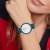40 mm hvit urskive, boyfriend-klokke