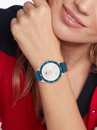 40 mm hvit urskive, boyfriend-klokke 40 mm hvit urskive, boyfriend-klokke
