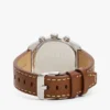 40 mm kronografklokke med lærrem