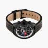 40 mm kronografklokke med lærrem