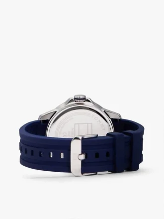 43 mm kronografklokke med silikonrem