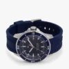 43 mm kronografklokke med silikonrem