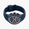 43 mm silikonrem med dobbel tid