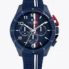 46 mm sportsklokke med silikonrem
