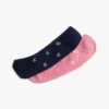 Allover Monogram No-Show Sokker 2-pak