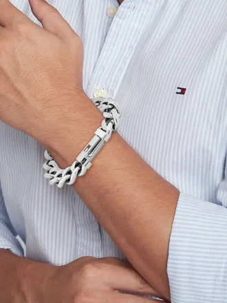 Armbånd med tykke kjettingledd