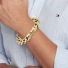 Armbånd med tykke kjettingledd