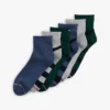 Athletic Quarter-Top Sokker 6-pak