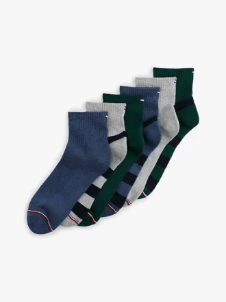 Athletic Quarter-Top Sokker 6-pak