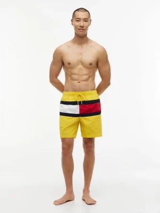 Badehose med flagglogo, 7″