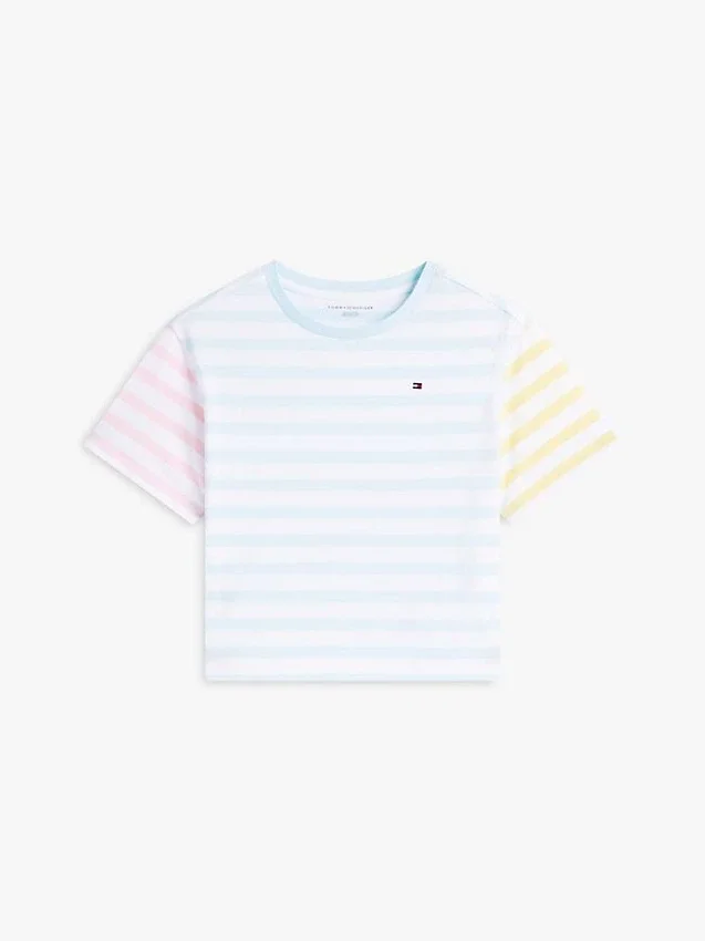 Barnes T-skjorte med blandede striper Barnes T-skjorte med blandede striper