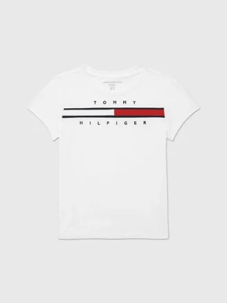 Barnes T-skjorte med brodert flagglogo