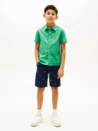 Barneshorts med flaggmønster
