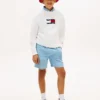 Barnesweater med bølget flagglogo