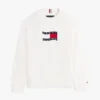 Barnesweater med bølget flagglogo