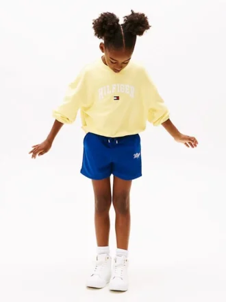 Barnesweatshorts med brodert logo