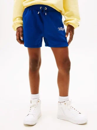 Barnesweatshorts med brodert logo