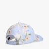 Baseballcap med blomstertrykk