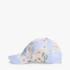 Baseballcap med blomstertrykk