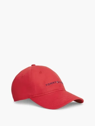 Baseballcap med brodert Tommy-logo