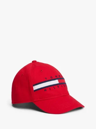Baseballcap med flaggstriper og logo for babyer