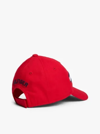 Baseballcap med flaggstriper og logo for babyer