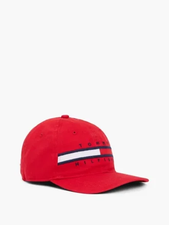 Baseballcap med flaggstriper og logo for barn
