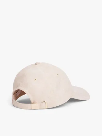 Baseballcap med monogramlogo i linblanding