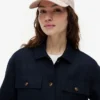 Baseballcap med monogramlogo i linblanding