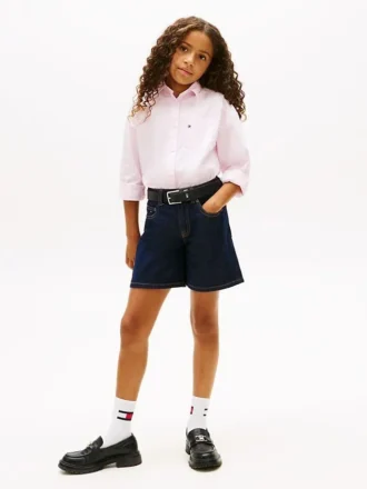 Bermudashorts i denim for barn