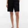 Bermudashorts i linblanding, 28 cm