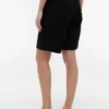 Bermudashorts i linblanding, 28 cm