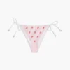 Bikinibukse med monogram over hele underdelene