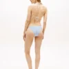 Bikinitopp med monogram over hele