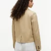 Blazer i stretch-twill med skriftmonogram