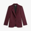 Blazer i ullblanding med avslappet passform