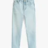 Bleket, rett jeans for barn