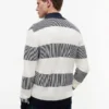 Block Stripe Zip Cardigan