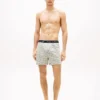 Boxershorts i strikk med trykk