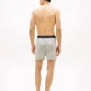 Boxershorts i strikk med trykk