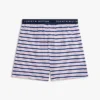 Boxershorts i strikk med trykk