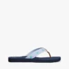 Broderte flip-flops i monogram-canvas